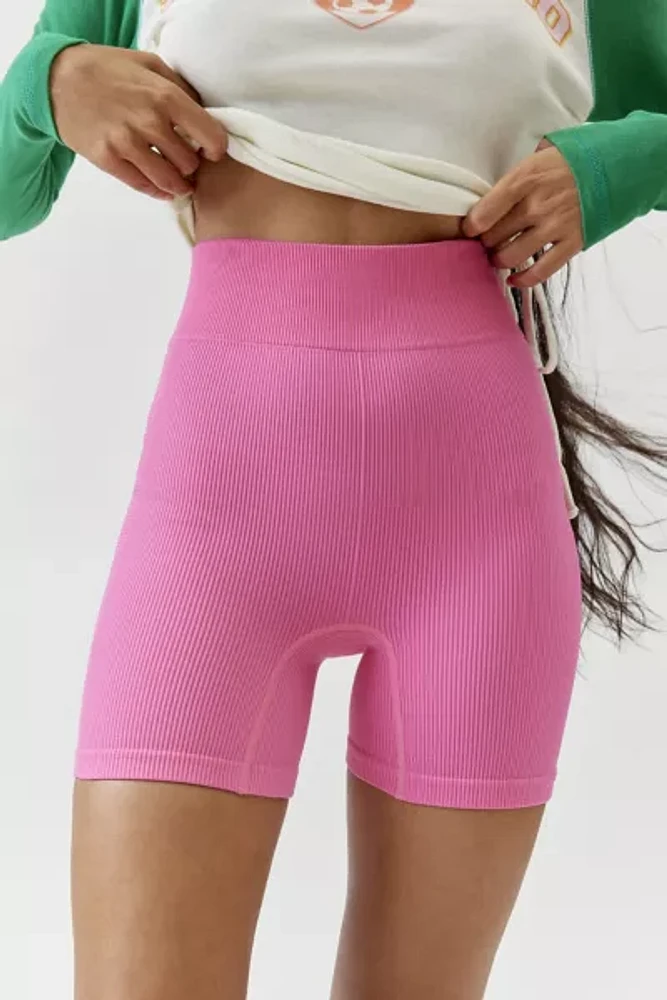 The Upside Ribbed Seamless Spin Bike Short