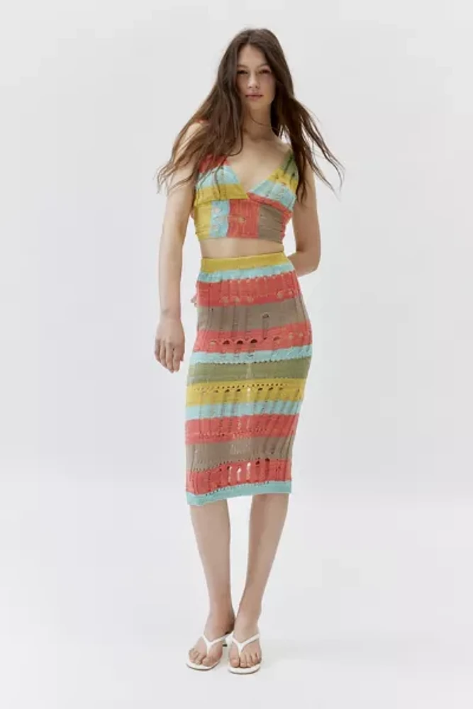 Out From Under Barbados Beach Knit Midi Skirt