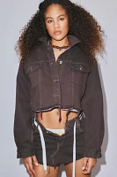 Urban Renewal Remade Overdyed Cropped Y2K Denim Jacket