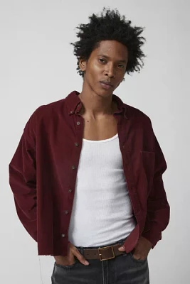 Urban Renewal Remade Overdyed Raw Crop Cord Long Sleeve Shirt