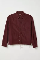 Urban Renewal Remade Overdyed Raw Crop Cord Long Sleeve Shirt