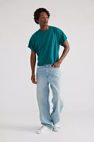 Urban Renewal Remade Boxy Cropped Overdyed Raw Cut Tee