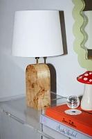 Burl Wood Table Lamp
