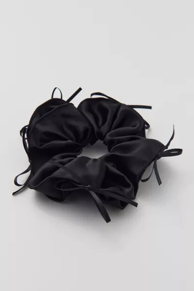 Satin Bow Scrunchie