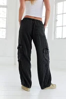 BDG Black Cody Crinkle Cocoon Pant