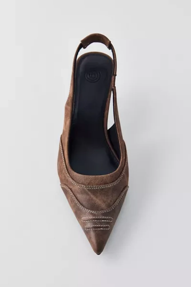 UO Capri Moto Slingback Heel