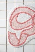 Twirly Bow Bath Mat