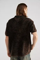 Urban Renewal Remade Acid Wash Oversized Collar Shirt