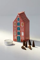 Paddywax House Cone Incense & Tea Light Holder