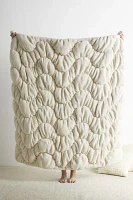 Gwendolyn Fleece Puffy Throw Blanket