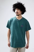 UO Green Fish Embroidered Tee