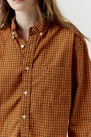 Urban Renewal Remade Overdyed Oversized Check Button-Down Shirt