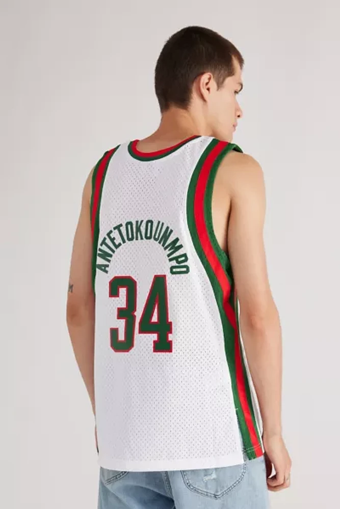 Mitchell & Ness Giannis Antetokounmpo 2013 Milwaukee Bucks Jersey Tank Top