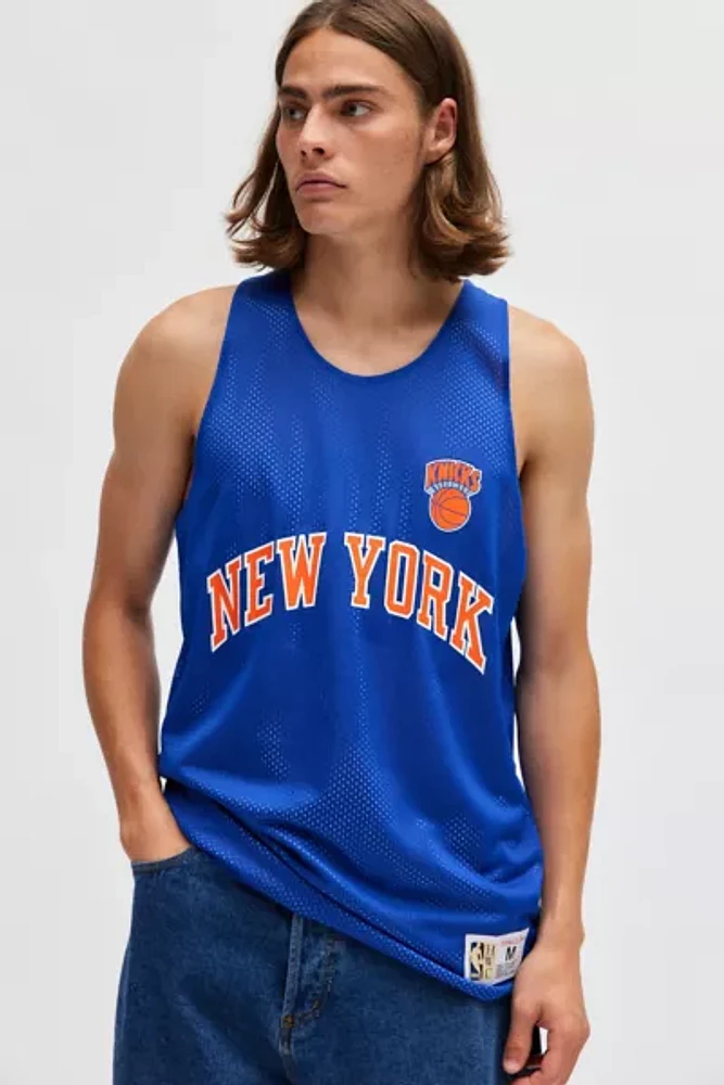 Mitchell & Ness New York Knicks Reversible Mesh Practice Tank Top