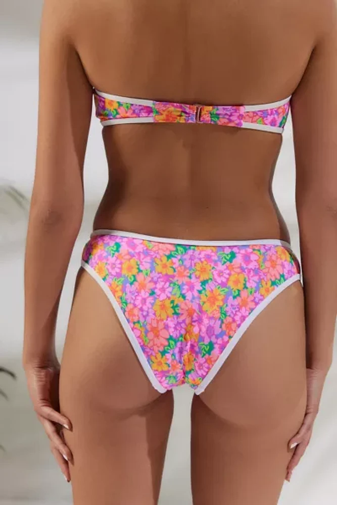 Frankies Bikinis Catalina Floral Bikini Bottom