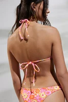 Kulani Kinis Slide Floral Triangle Bikini Top