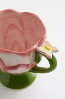 Rosebud Butterfly Mug