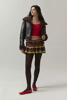 BDG Gracie Crochet Micro Mini Skirt