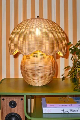 Sylvia Rattan Table Lamp