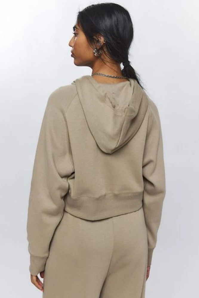 Puma Relaxed Cropped Hoodie Sweatshirt