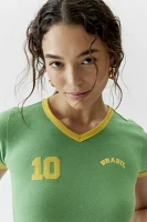 Brasil V-Neck Baby Tee