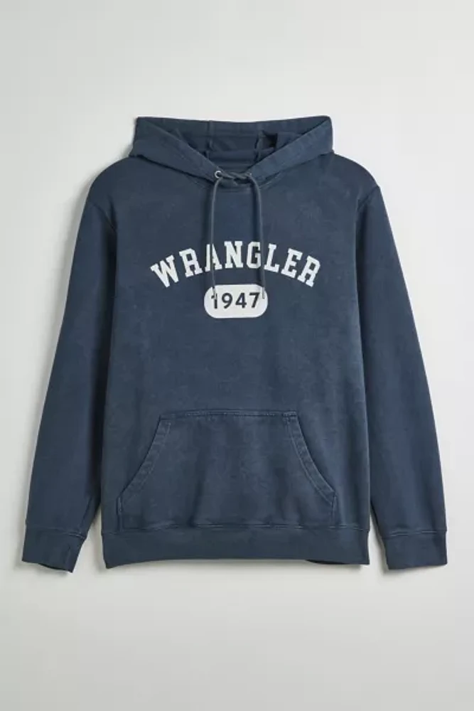 Wrangler Logo Graphic Relaxed Fit Hoodie Sweatshirt