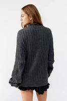 Urban Renewal Remade Lace-Up Sweater