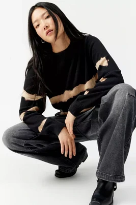 Urban Renewal Remade Bleached Striped Sweater