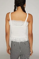 Steve Madden Rhiannon Smocked Cropped Top