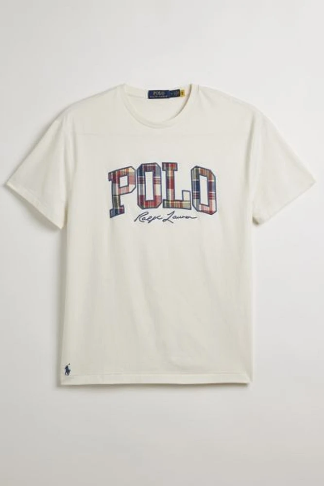 Polo Ralph Lauren Madras Logo Tee