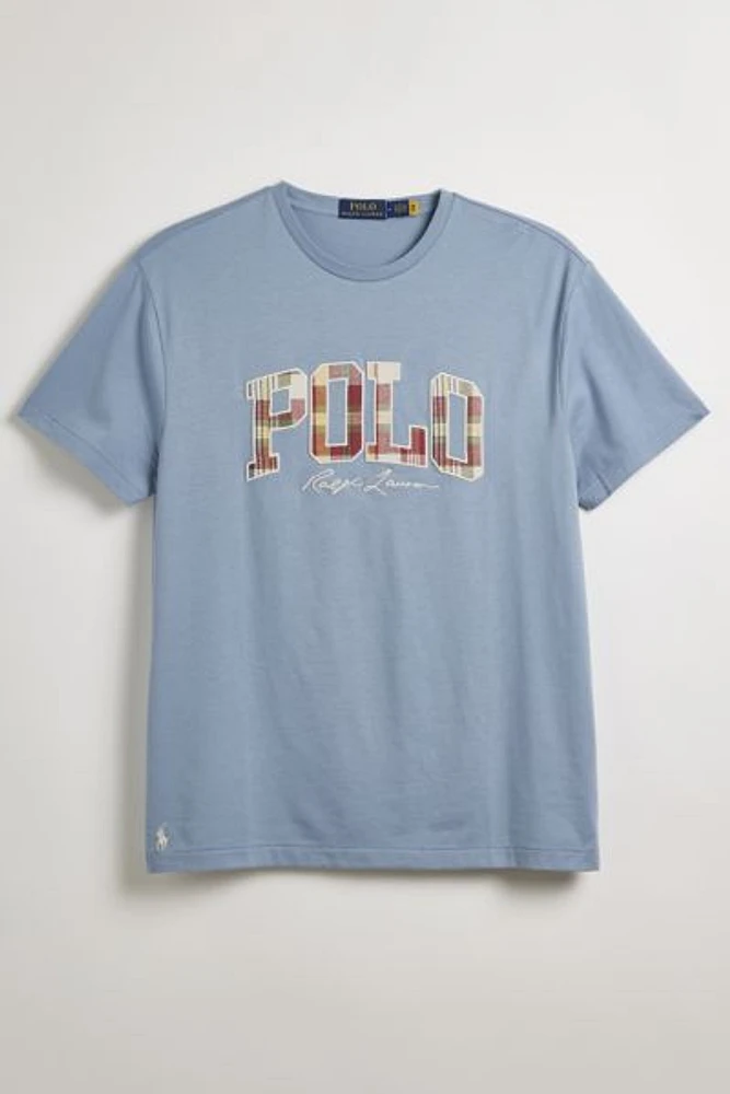 Polo Ralph Lauren Madras Logo Tee