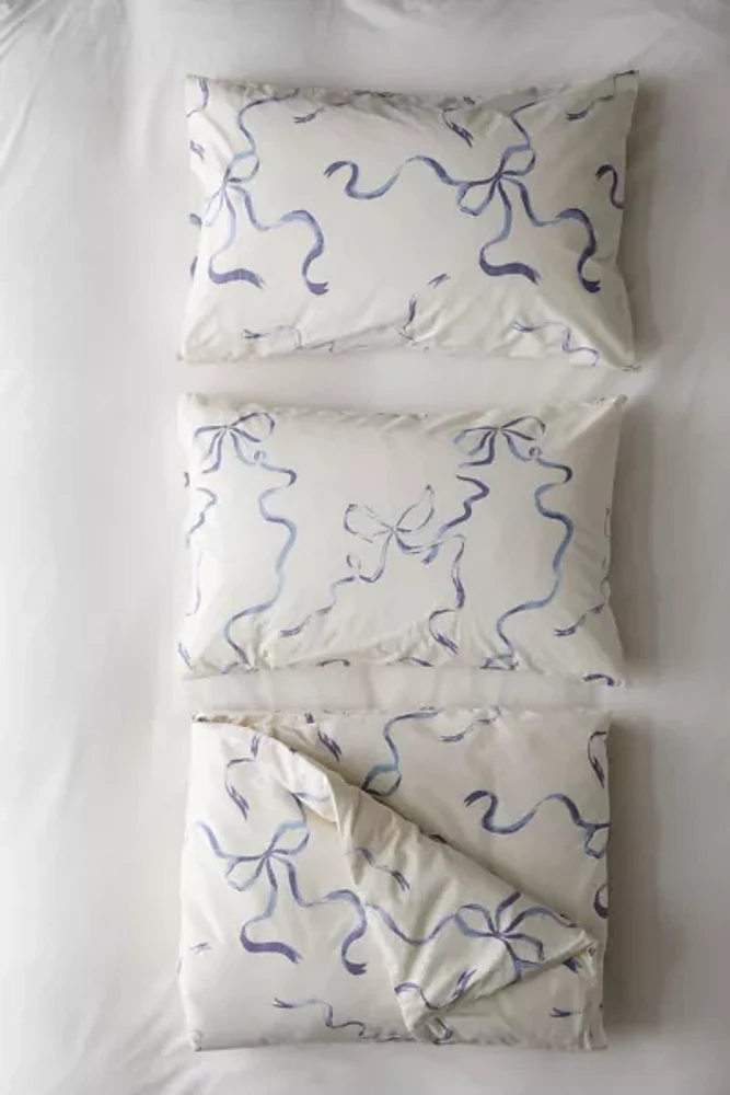 Painted Bows Duvet Set