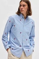 Polo Ralph Lauren Classic Embroidered Icon Long Sleeve Button-Down Oxford Shirt