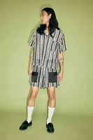 FRIED RICE Textured Knit Short Sleeve Shirt