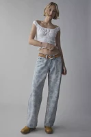 BDG Kayla Printed Low-Rise Jean