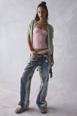 BDG Kayla Printed Low-Rise Jean