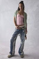 BDG Kayla Printed Low-Rise Jean