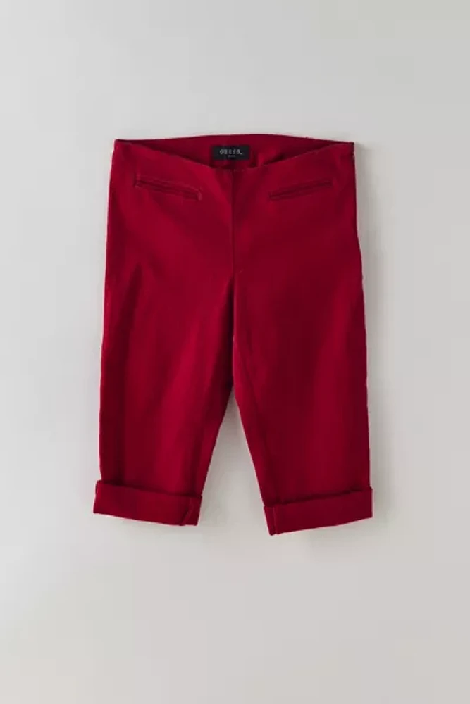 Vintage Red Capri Short