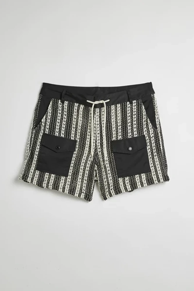 FRIED RICE Textured Knit Patterned Short