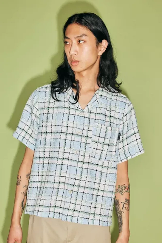 FRIED RICE Loose Tartan Short Sleeve Shirt