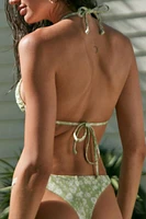 Billabong Wild West Ditsy Floral O-Ring Halter Bikini Top
