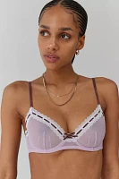 Out From Under Sia Mesh Ribbon Underwire Bra