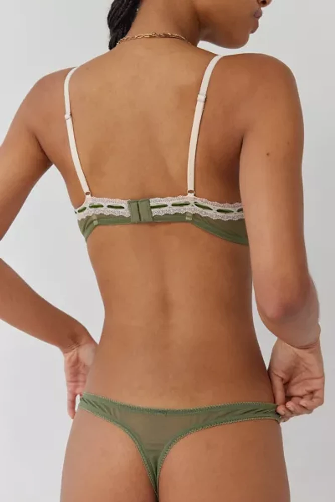 Out From Under Sia Mesh Thong