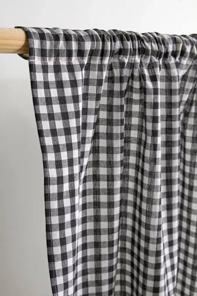 Urban Renewal Remnants Gingham Café Curtain Set