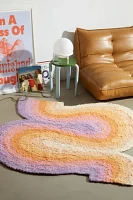 Ombre Swirl Shag Rug