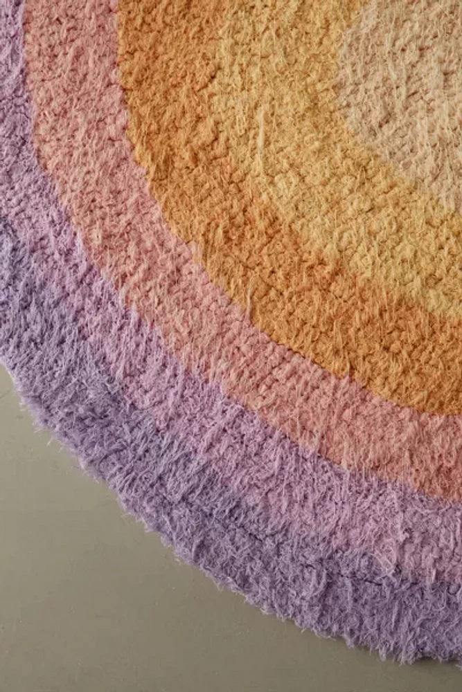 Ombre Swirl Shag Rug