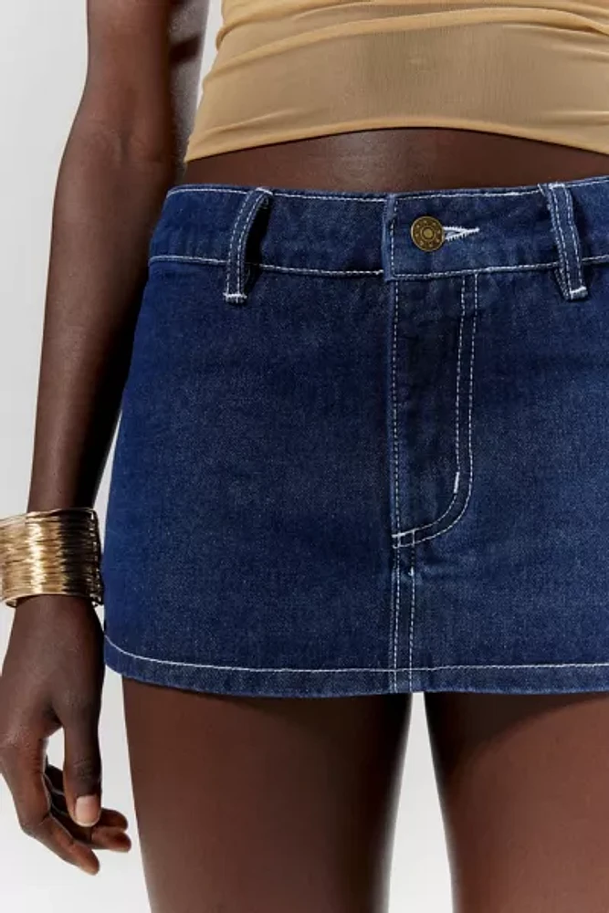 Lioness Rhode Denim Micro Mini Skirt