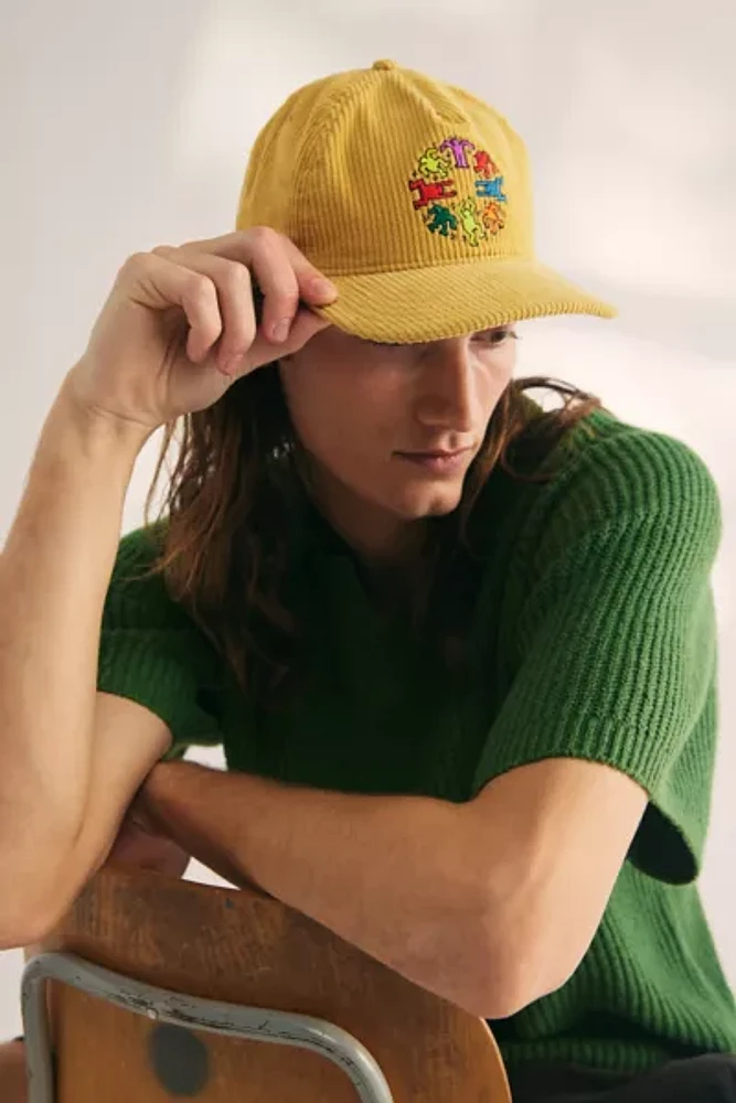 Keith Haring Dancing Dudes Cord Hat