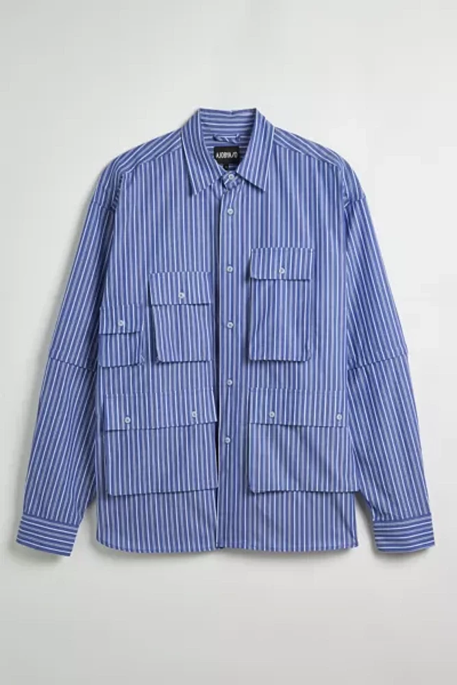 AJOBYAJO Fisherman Stripe Shirt