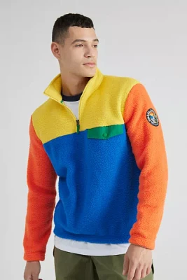 Polo Ralph Lauren Colorblocked Fleece Pullover Jacket